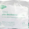 Urin Beinbeutel Rücklaufsperre Mit Ablauf Mit Vlies Gerader Ansatz