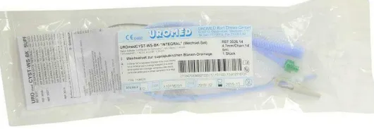 Uromed Cyst Ch 14 Wechsel Katheter Set Integral 3026