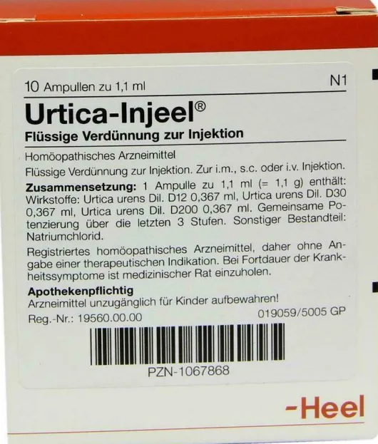 Urtica Injeel 10 Ampullen