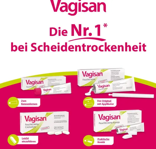 Vagisan Feuchtcreme 50 g mit Applikator