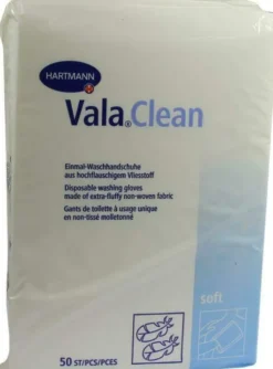 Valaclean Soft Einmal Waschhandschuhe 50 Stück
