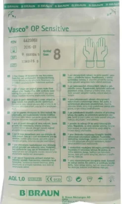Vasco Op Handschuhe Steril Puderfrei Gr.8,0