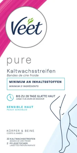 Veet Enthaarungsstreifen Sensitive 10 X 2 Streifen