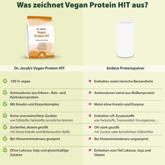 Vegan Protein Hit 1000 G Pulver