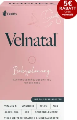 Velnatal Babyplanung 90 Weichkapseln
