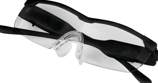 160% Vergrößerungsbrille mit LED-Licht, schwarzinkl. Aufbewahrungsbeutel,