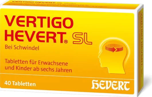 Vertigo Hevert SL 40 Tabletten bei Schwindel