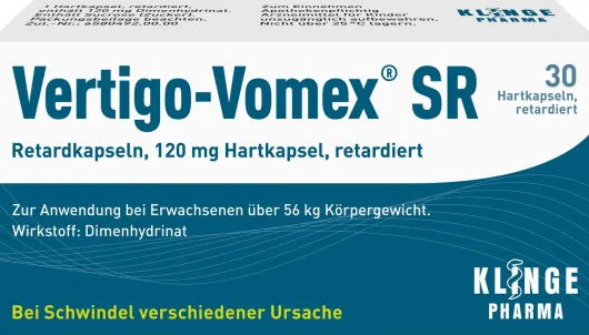 Vertigo Vomex SR 30 Retardkapseln