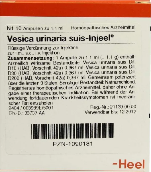 Vesica Urinaria Suis Injeele