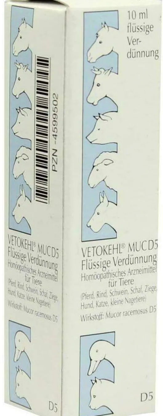 Vetokehl Muc D5 vet. 10 ml Tropfen
