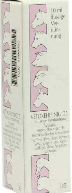 Vetokehl Nig D5 vet. 10 ml Tropfen