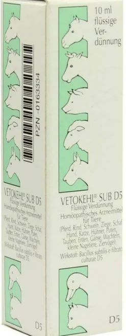 Vetokehl Sub. D 5 vet. 10 ml Tropfen