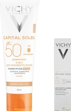 Vichy Capital Soleil Anti-Pigmentflecken LSF50+ 50 ml Creme + gratis Vichy Capital Soleil UV-Age LSF 50+ 15 ml