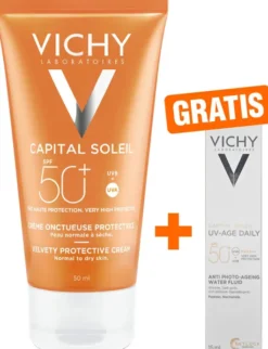 Vichy Capital Soleil Sonnenfluid LSF 50 50 ml + gratis Vichy Capital Soleil UV-Age Daily LSF 50+ 15 ml