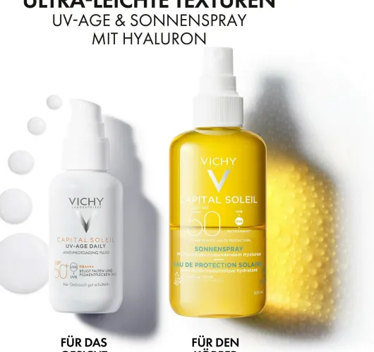 Vichy Capital Soleil Sonnenspray mit Hyaluron LSF 50 200 ml