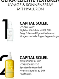 Vichy Capital Soleil Sonnenspray mit Hyaluron LSF30 200 ml