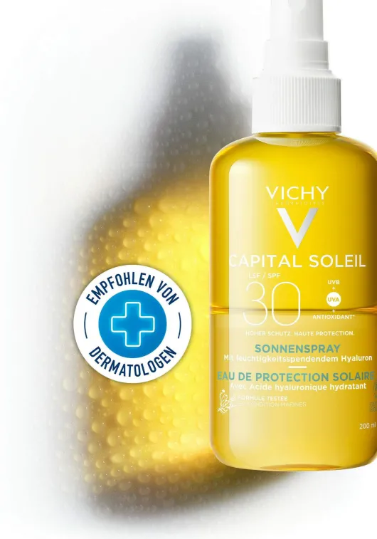 Vichy Capital Soleil Sonnenspray mit Hyaluron LSF30 200 ml