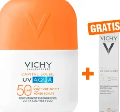 Vichy Capital Soleil UV-Aqua Fluid LSF 50 50 ml + gratis Vichy Capital Soleil UV-Age Daily LSF50+ 15 ml