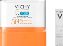 Vichy Capital Soleil UV-Aqua Stick LSF 50+ 9 g + gratis Vichy Capital Soleil UV-Age Daily LSF50+ 15 ml