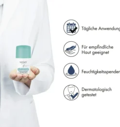 Vichy Deo Roll On Anti Transpirant 48h 50 ml Stift