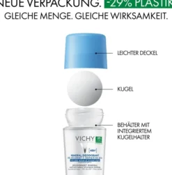 Vichy Deo Roll-on Mineral Doppelpack 2 x 50 ml