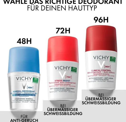 Vichy Deo Roll-on Mineral Doppelpack 2 x 50 ml