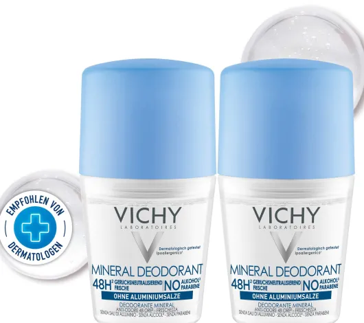 Vichy Deo Roll-on Mineral Doppelpack 2 x 50 ml