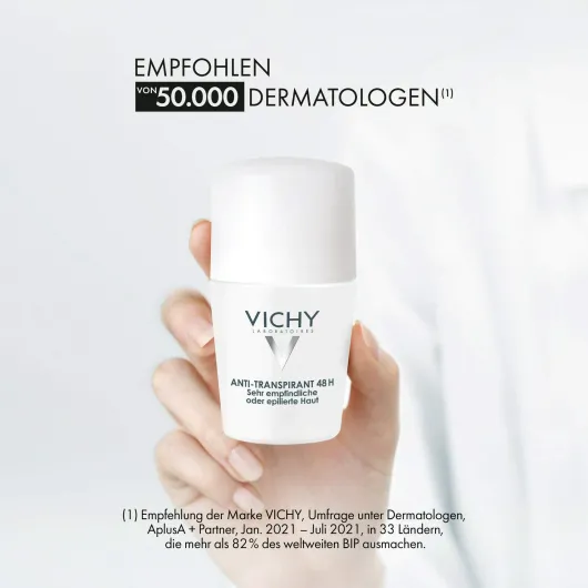 Vichy Deo Roll On Sensitiv Anti Transpirant 48h Doppelpack 2 x 50 ml