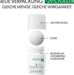 Vichy Deo Roll On Sensitiv Anti Transpirant 48h 50 ml Stift