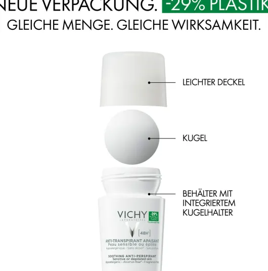 Vichy Deo Roll On Sensitiv Anti Transpirant 48h 50 ml Stift