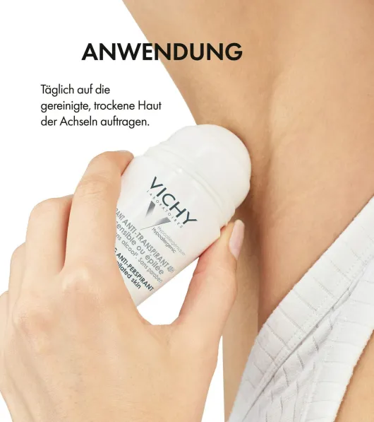 Vichy Deo Roll On Sensitiv Anti Transpirant 48h 50 ml Stift