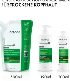 Vichy Dercos Anti-Schuppen Shampoo für trockene Kopfhaut 200 ml