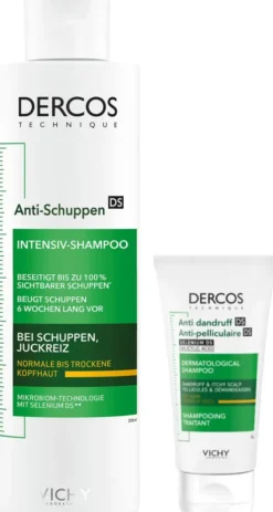 Vichy Dercos Anti-Schuppen Shampoo trockene Kopfhaut 200 ml + gratis 50 ml