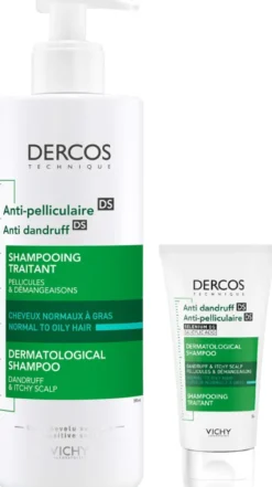 Vichy Dercos Anti Schuppen Shampoo fettige Kopfhaut 390 ml + gratis 50 ml