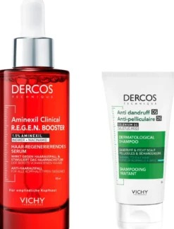 Vichy Dercos R.E.G.E.N. Booster 90 ml + gratis Vichy Decros Anti Schuppen Shampoo fettige Kopfhaut 50ml
