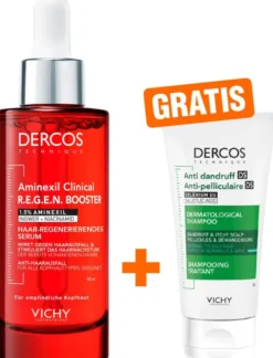 Vichy Dercos R.E.G.E.N. Booster 90 ml + gratis Vichy Decros Anti Schuppen Shampoo fettige Kopfhaut 50ml