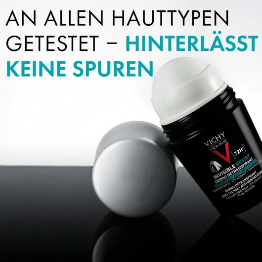 Vichy Homme Deo Roll On 72h Anti-Flecken Invisible 50 ml