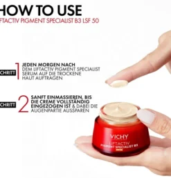 Vichy Liftactiv B3 Anti-Pigmentflecken LSF 50 Creme 50 ml + gratis Kosmetiktasche 1 Stück