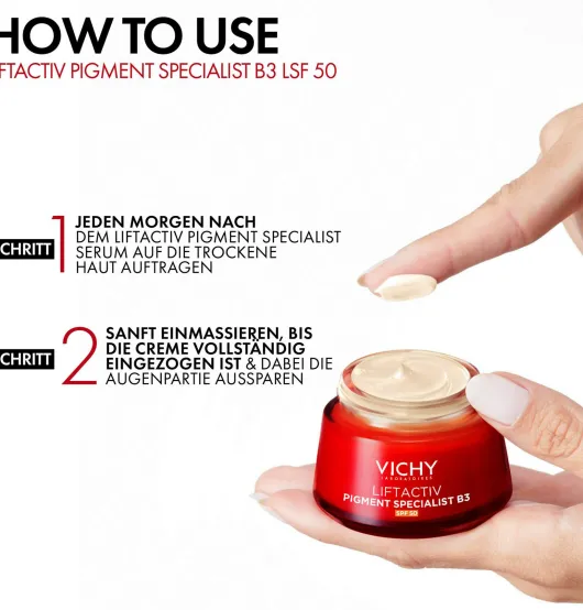 Vichy Liftactiv B3 Anti-Pigmentflecken LSF 50 Creme 50 ml + gratis Kosmetiktasche 1 Stück