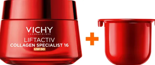 Vichy Liftactiv Collagen Specialist 16 LSF 50 50 ml + Vichy Liftactiv Collagen Specialist 16 LSF 50 50 ml Refill