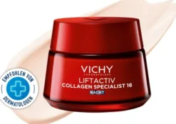Vichy Liftactiv Collagen Specialist 16 Nacht 50 ml Creme + gratis Kosmetiktasche 1 Stück