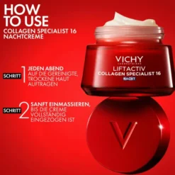 Vichy Liftactiv Collagen Specialist 16 Nacht 50 ml Creme + gratis Kosmetiktasche 1 Stück