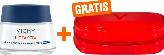 Vichy Liftactiv Nachtcreme 50ml + gratis Kosmetiktasche 1 Stück