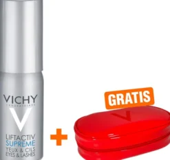 Vichy Liftactiv Serum 10 Augen & Wimpern Creme 15 ml + gratis Kosmetiktasche 1 Stück