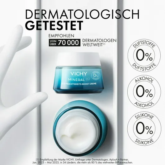 Vichy Mineral 89 72h Feuchtigkeits-Boost 50 ml Creme
