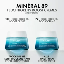Vichy Mineral 89 72h Feuchtigkeits Creme mit Duft 50 ml