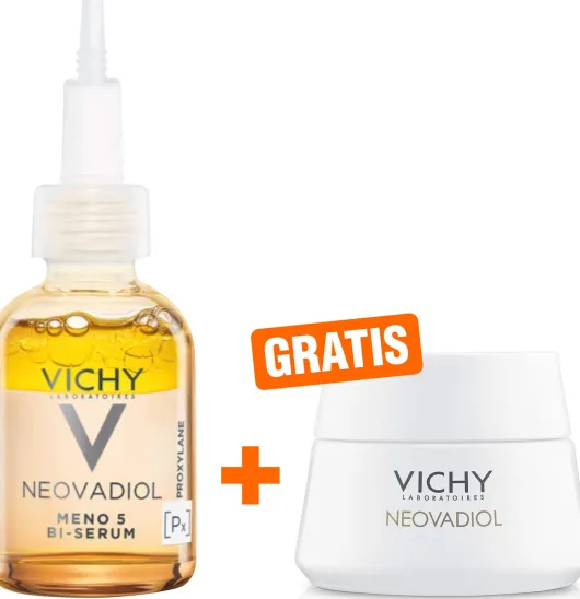 Vichy Neovadiol Meno 5 BI-Serum 30 ml + gratis Nachtpflege nach den Wechseljahren 15 ml