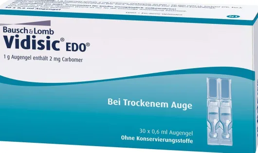 Vidisic Edo 30 X 0.6 ml Augengel