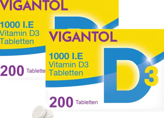 Vigantol 1.000 I.E. Vitamin D3 2 x 200 Tabletten