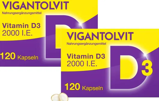 Vigantolvit 2000 I.E. Vitamin D3 2 x 120 Weichkapseln